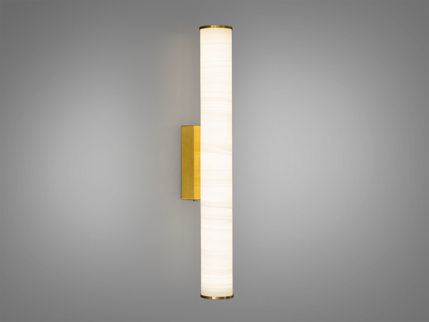 Настінний світильник з прозорого акрилу, овальна форма, кріплення з металу. Підходить для сучасних інтер′єрів.