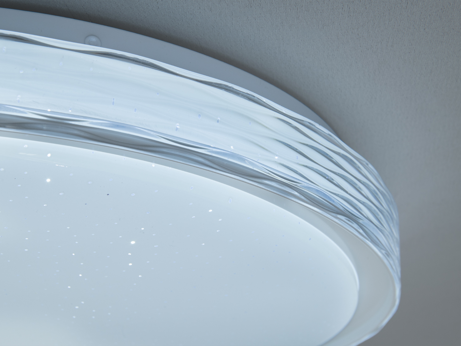 LED стельова люстра панель біла смарт 8 м2