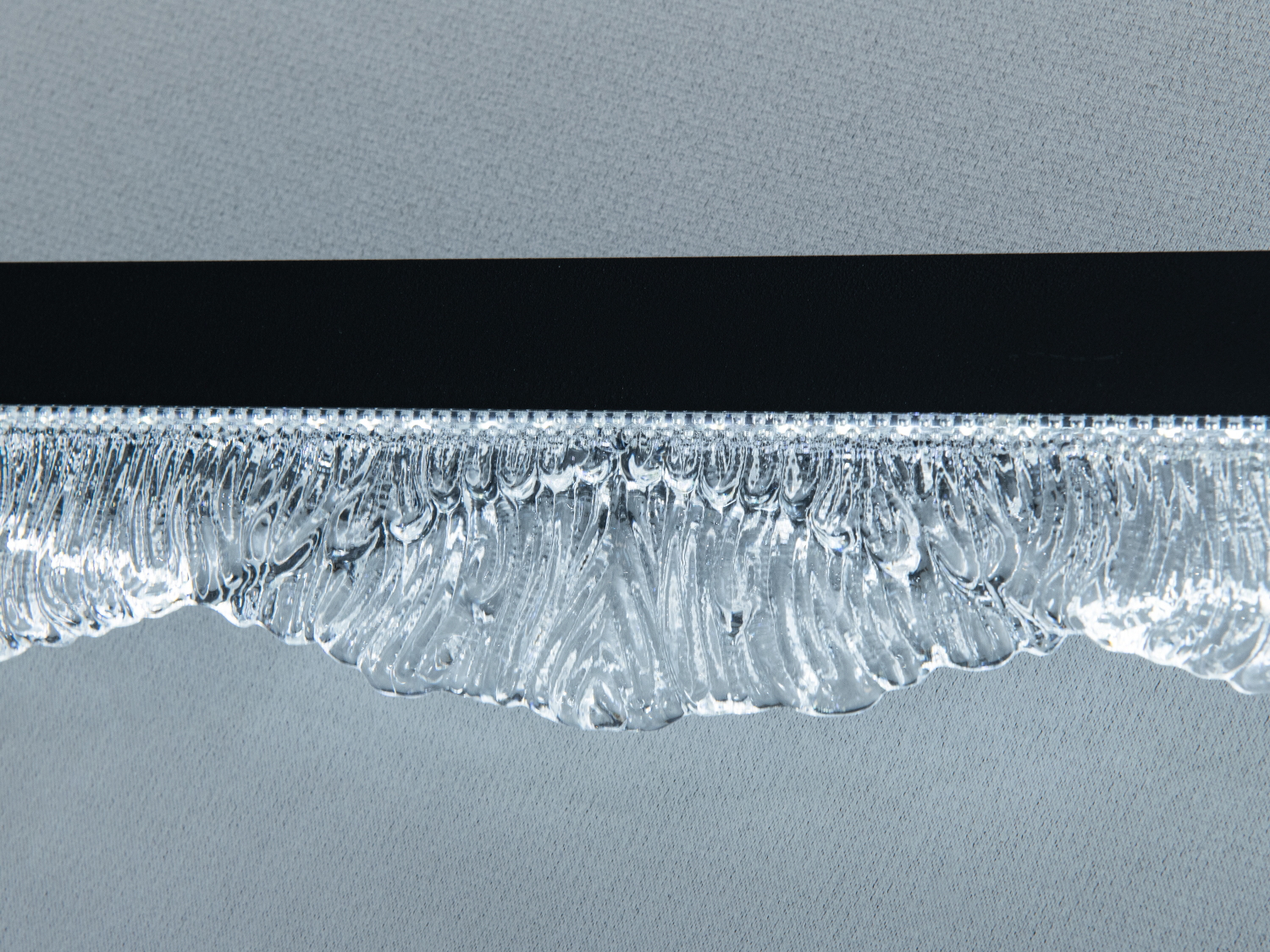 Настінне LED бра лінійне чорне 20 Вт