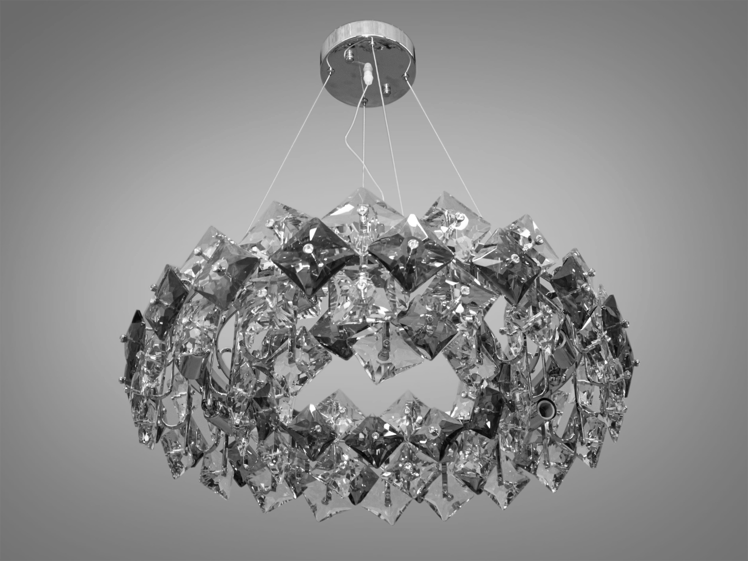 Сучасна кришталева люстра