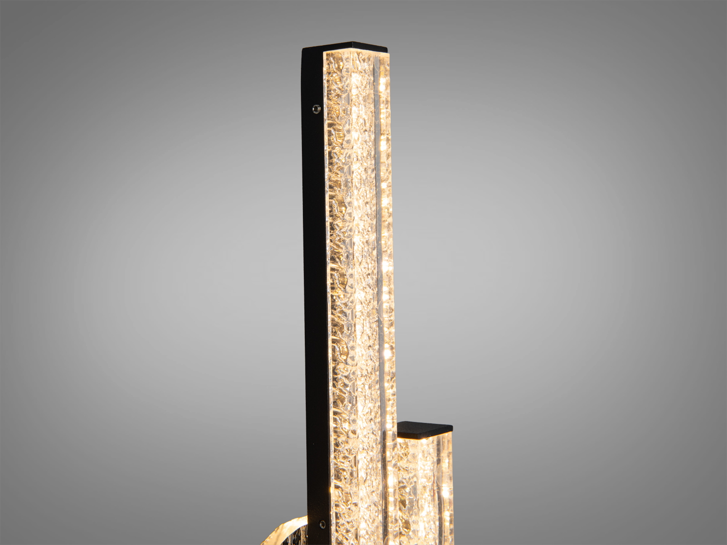 Настінне LED бра чорне CCT 3200–6000K 39 см