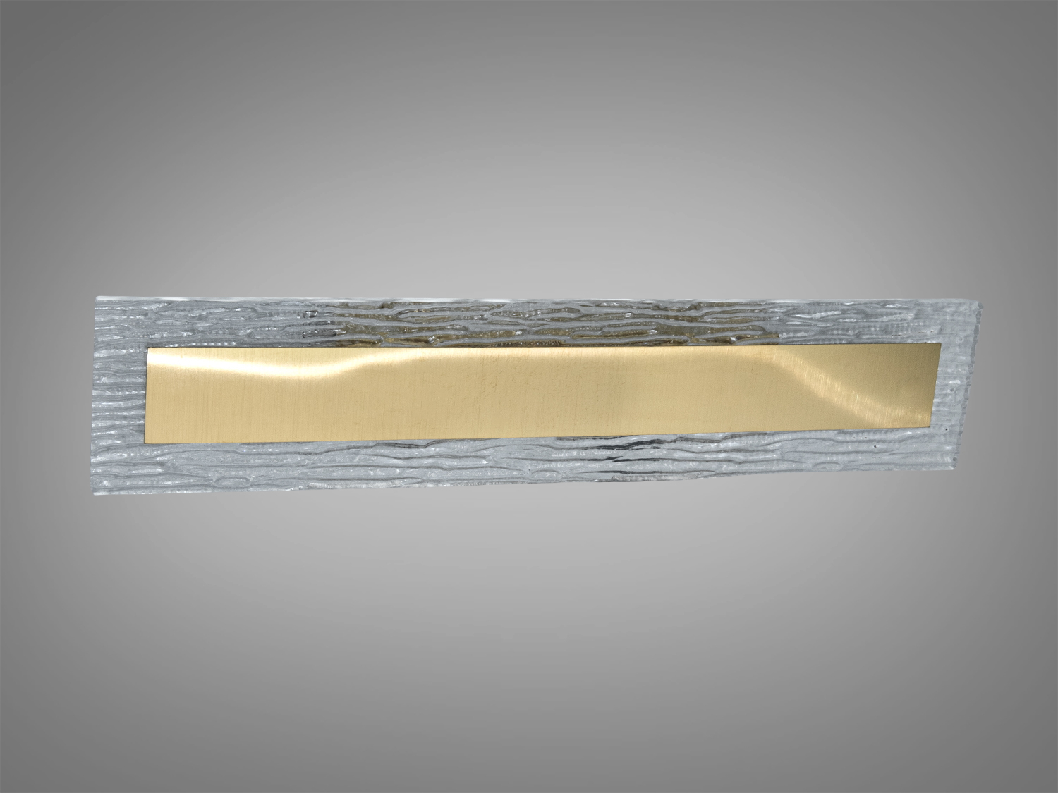 Настінний LED бра планка бронза 20 Вт мінімалізм