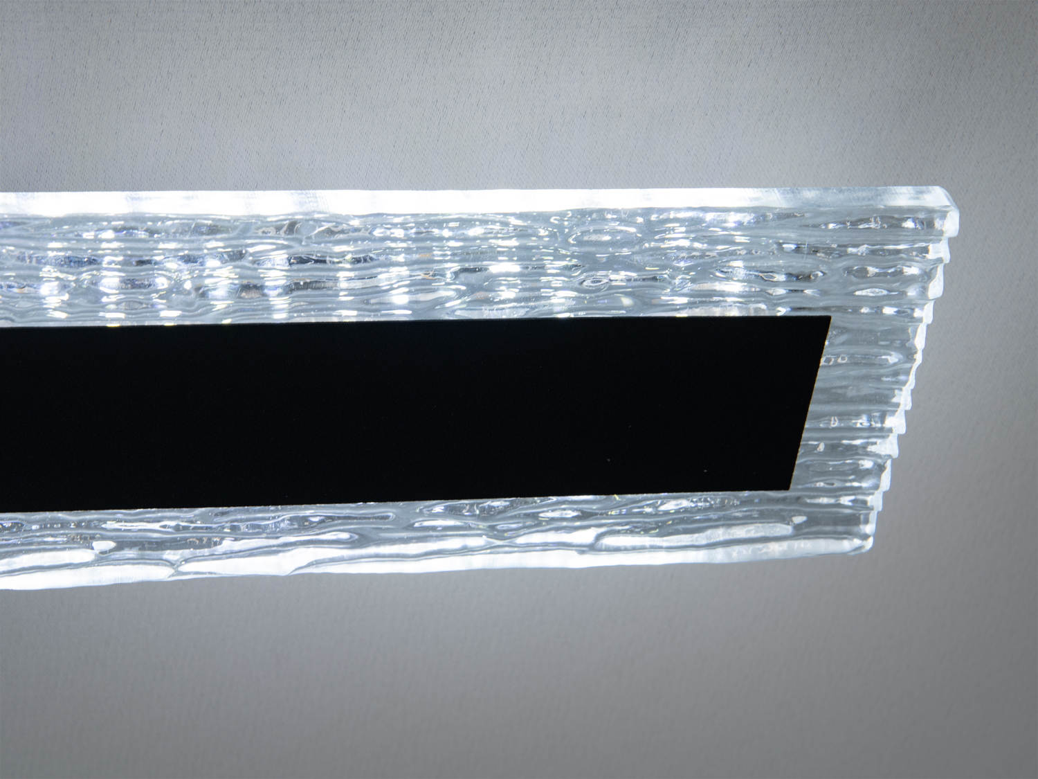 Настінний LED бра планка чорний 40 Вт вимикач