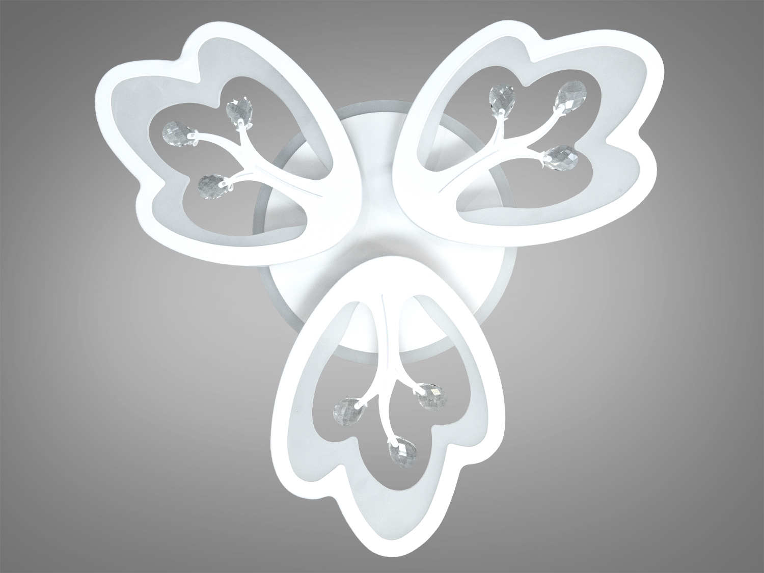 Стельова люстра Diasha LED біла 60Вт пульт димер