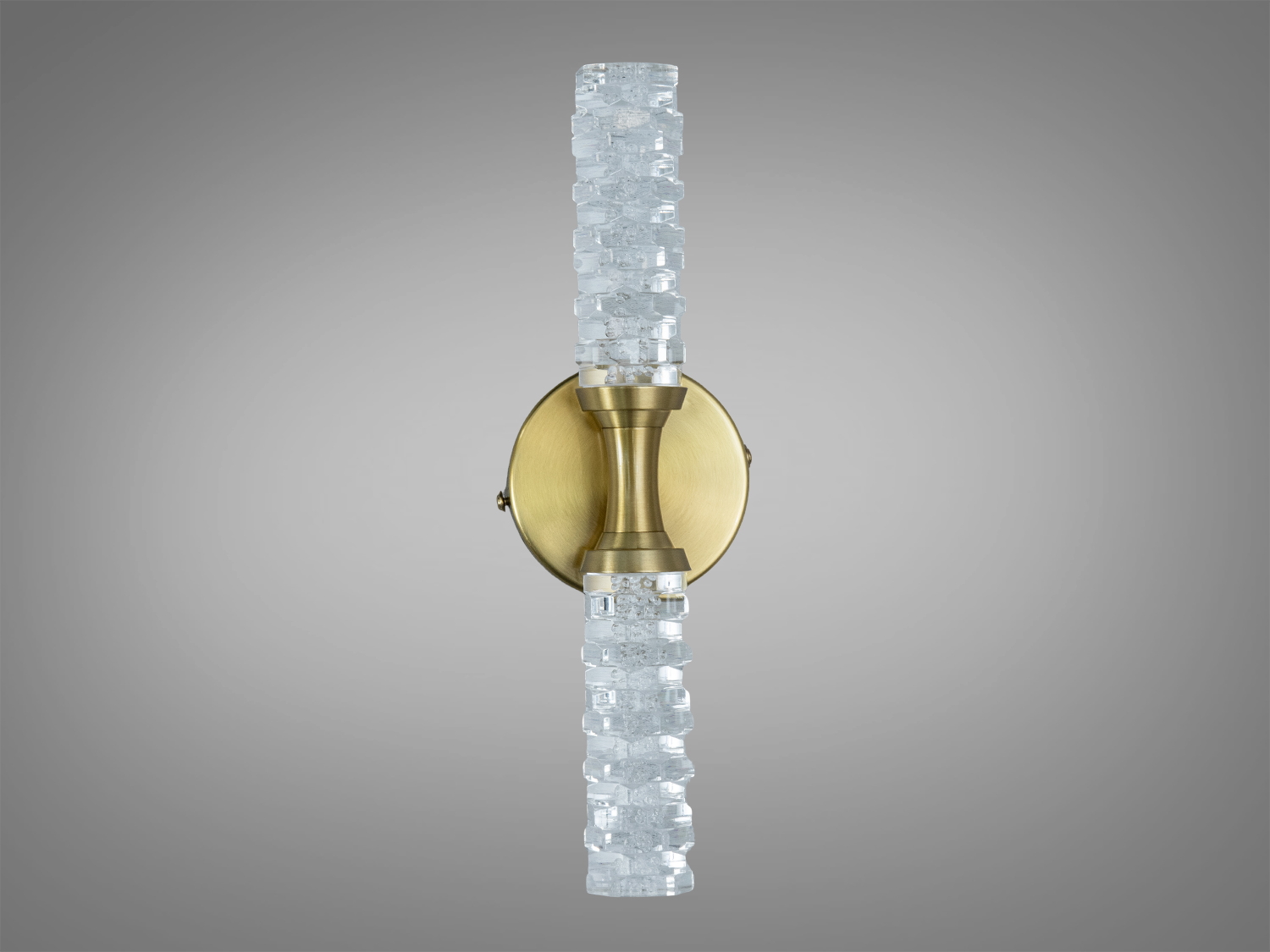 Світильник з латунною основою, двостороннє світло. Ідеальний для коридорів, підкреслює елегантність інтер′єру.