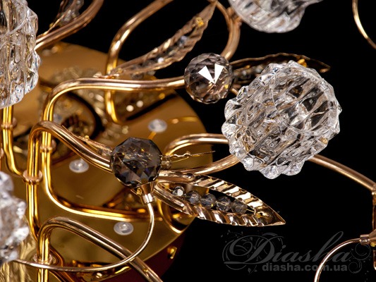 Галогеновая люстра со светодиодной подсветкой