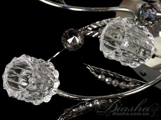 Галогеновая люстра со светодиодной подсветкой