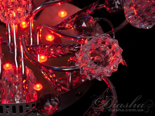 Галогеновая люстра со светодиодной подсветкой