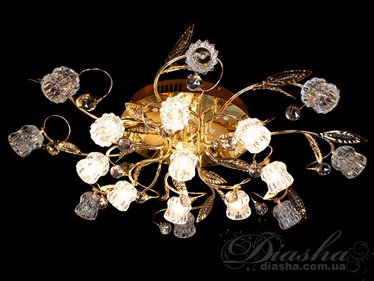 Галогеновая люстра со светодиодной подсветкой