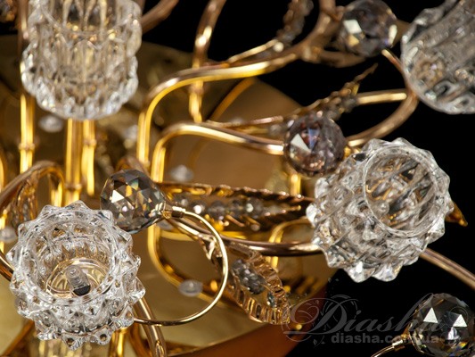 Галогеновая люстра со светодиодной подсветкой