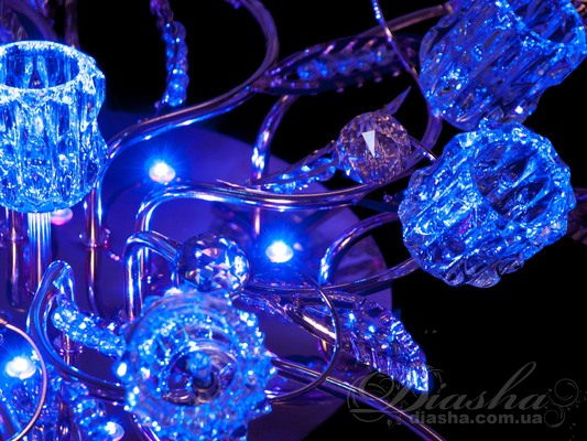 Галогеновая люстра со светодиодной подсветкой