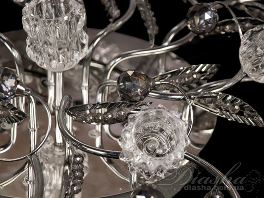 Галогеновая люстра со светодиодной подсветкой