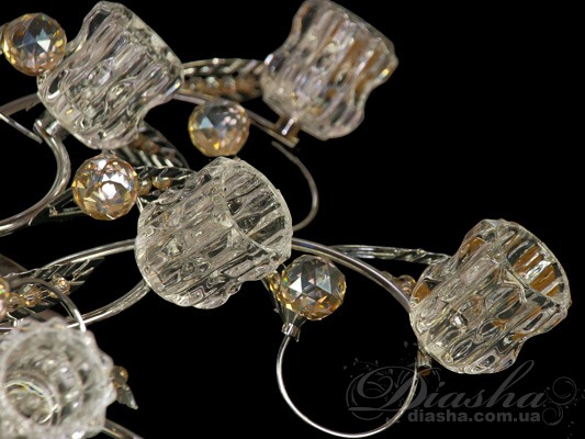 Галогеновая люстра со светодиодной подсветкой