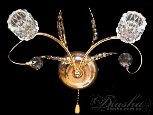 &nbsp;&nbsp;&nbsp;В новых сериях люстр и бра Диаша новые камни. Теперь наши светильники комплектуются хрусталем 