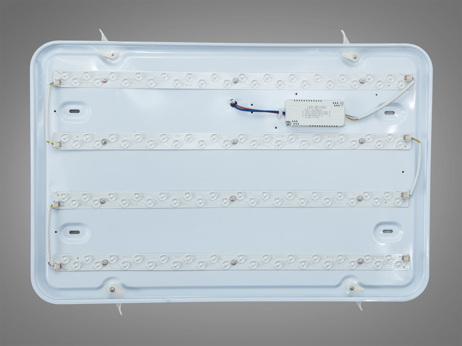 Світлодіодна стельова панель чорна 94Вт до 16м²