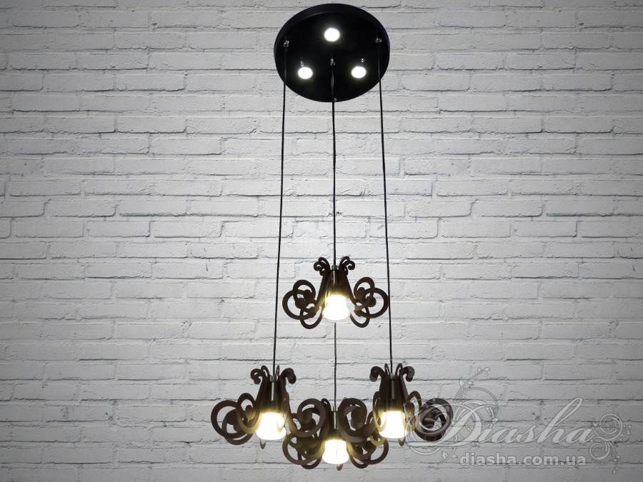 Светодиодная люстра в стиле 