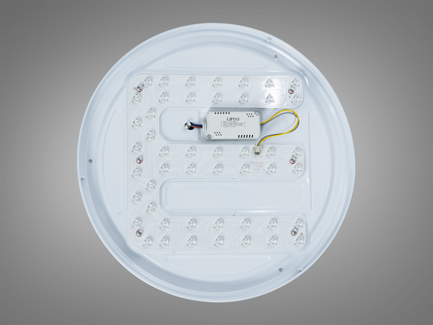 Люстра LED Diasha 46Вт біла сіра 8м²