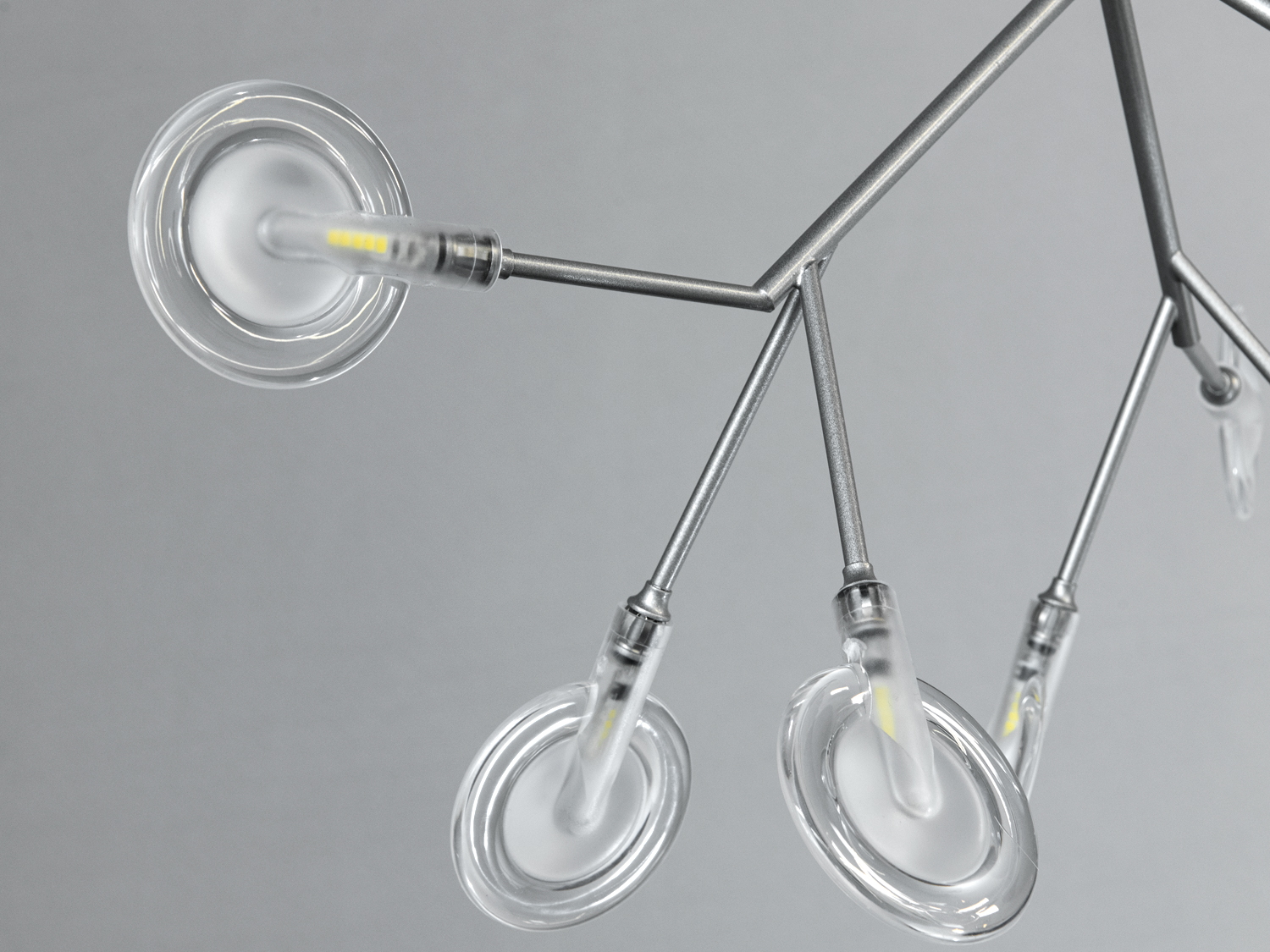 Люстра підвісна Diasha Світлячок хром сатин 9 ламп