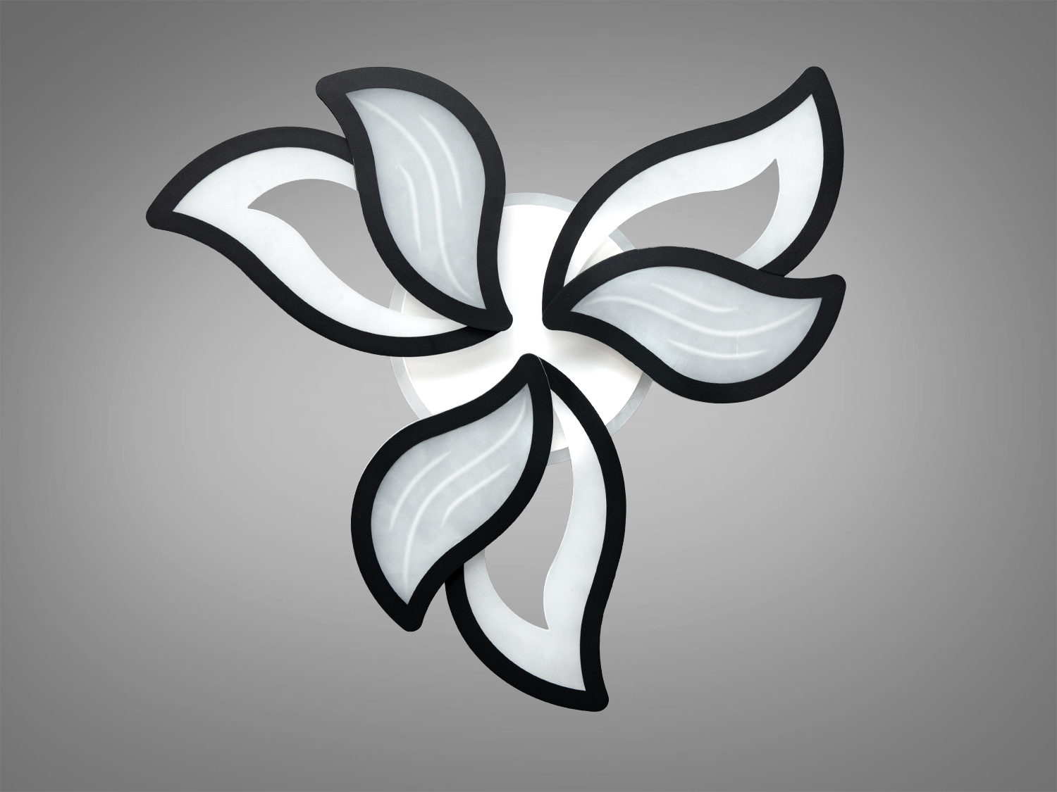 Стельова LED люстра Diasha пелюстки біла 78W