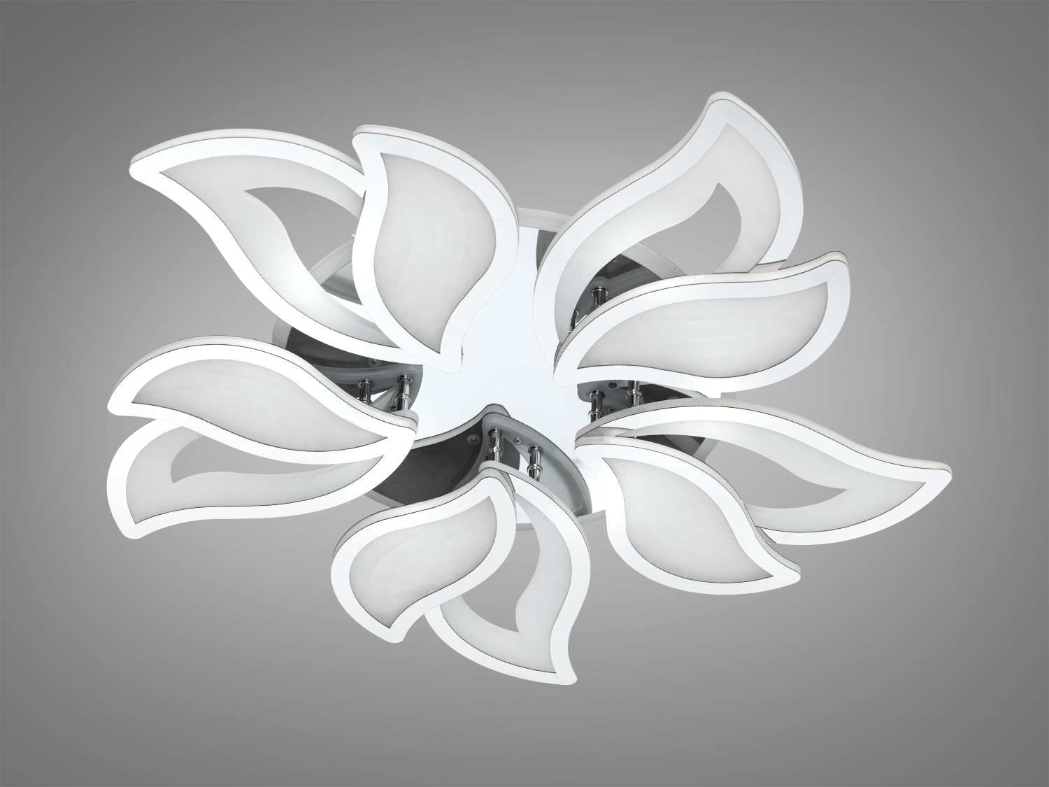 Стельова LED люстра Diasha золото 130Вт пульт