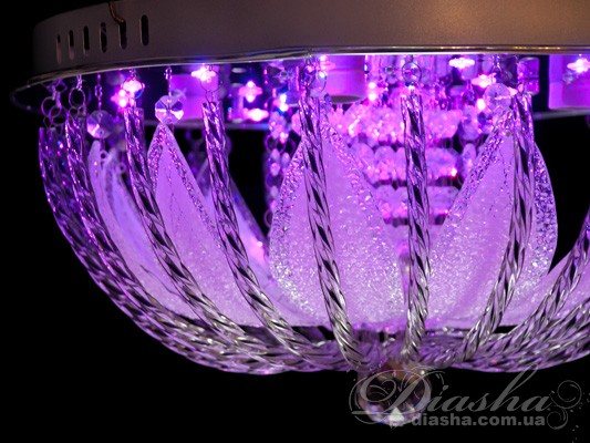 
Стельова люстра з пультом управління, та музичної приставкою