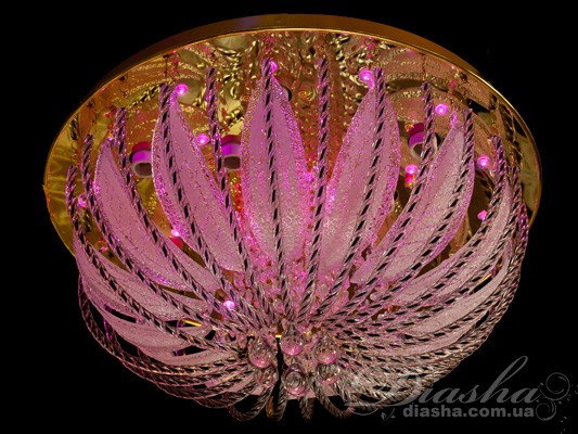 Стельова люстра з ПДУ, радіо і MP3 плеєром