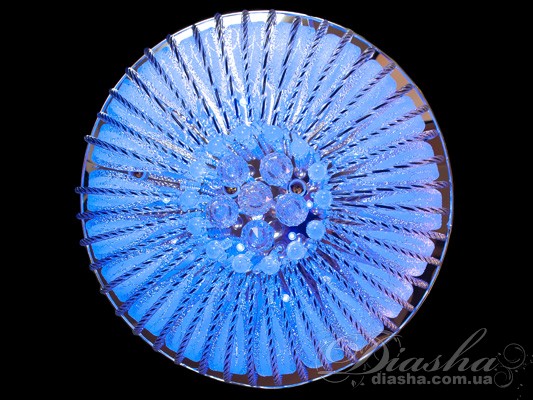 Світлодіодна кришталева стельова люстра