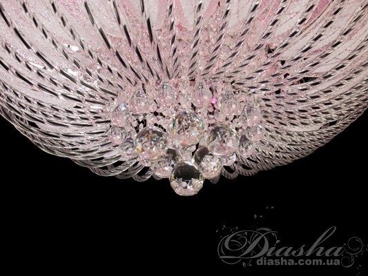 Світлодіодна кришталева стельова люстра