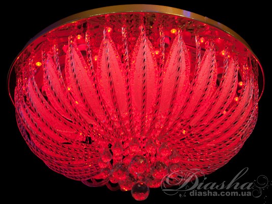 
Світлодіодна кришталева стельова люстра