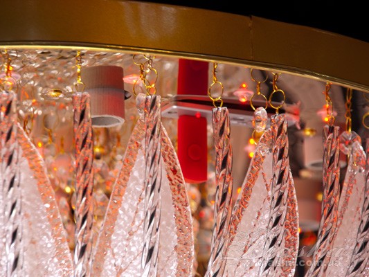 
Світлодіодна кришталева стельова люстра