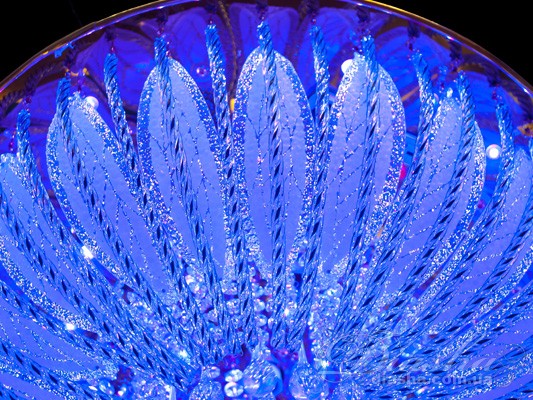 Світлодіодна кришталева стельова люстра