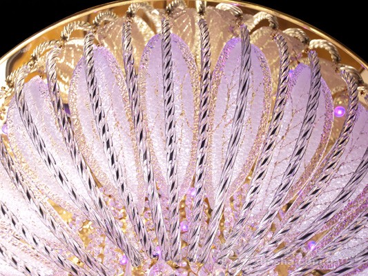 Світлодіодна кришталева стельова люстра