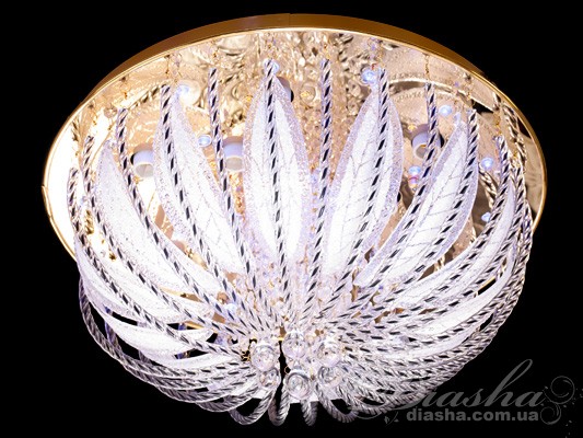 &nbsp;&nbsp;&nbsp;Чого тільки оригінального не придумують сучасні дизайнери та технарі. Наприклад, з'єднати в одному виді функції освітлення та розваги. Це і є дана стельова люстра з ПДУ, радіо та MP3 плеєром. Управління плеєром можливо як з пульта, так і кнопками на корпусі люстри. Плеєр дозволяє програвати музику як з звичайної флешки (USB), так і з карт пам'яті типу SD. Хорошим перевагою є використання різного типу ламп. Недорогі і звичні з дитинства лампи розжарювання, компактні люмінесцентні лампи 