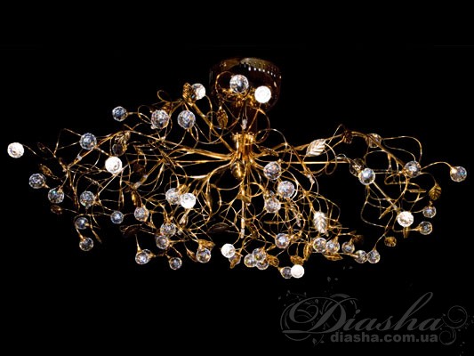    Новая серия галогеновых люстр представляемых в 2010 году способна обеспечить Вам комфотр на уровне, который превышает все Ваши ожидания.

Возможно исполнение металических частей в золотом и хроммированном вариантах.