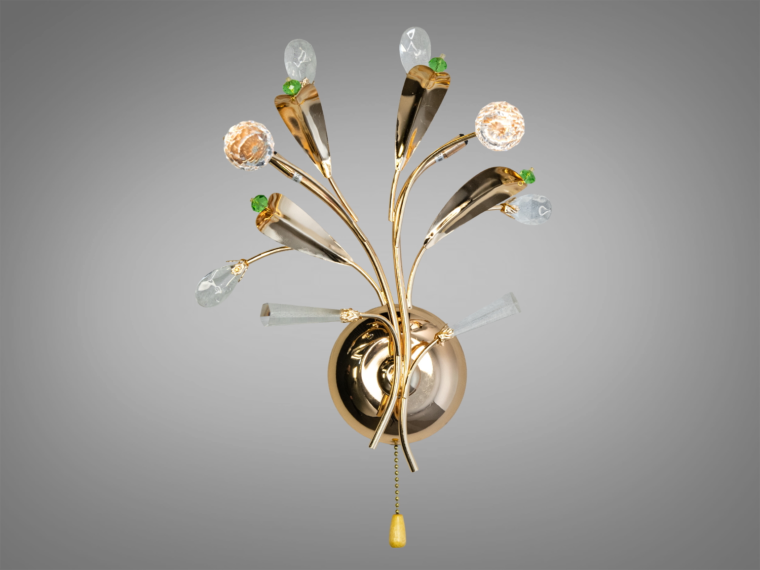 Оригінальне галогенове бра Diasha з квітковими мотивами - втілення розкоші та естетики для вашого інтер′єру.