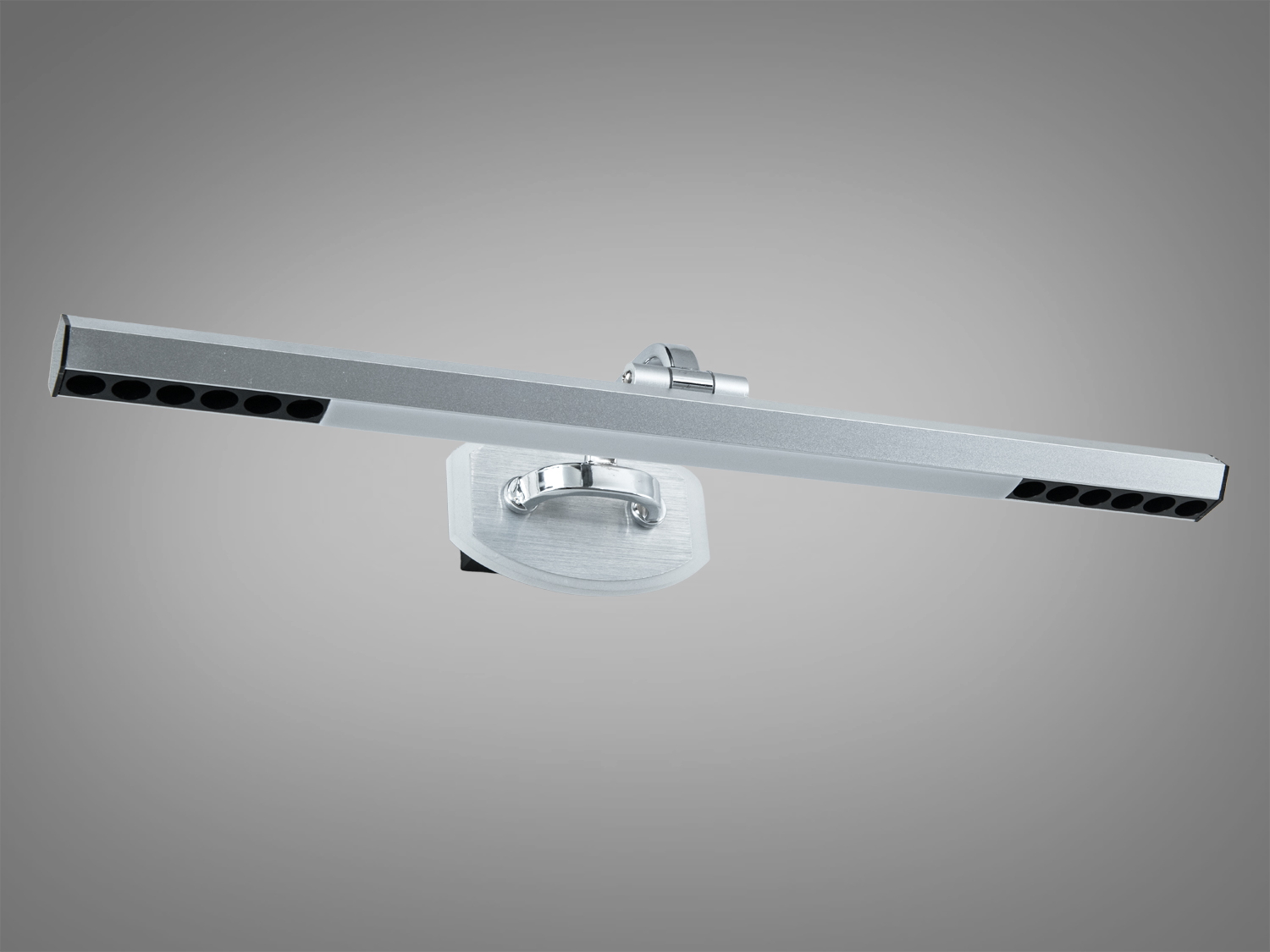 Елегантний світильник з матовим покриттям, що додає мінімалістичного вигляду. Підходить для настінного монтажу.