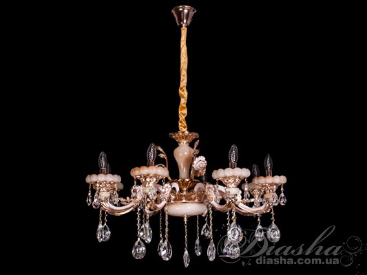 Елегантна кришталева люстра