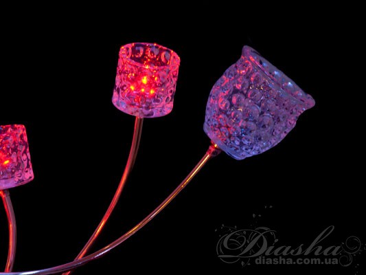 Галогеновая люстра со светодиодной подсветкой