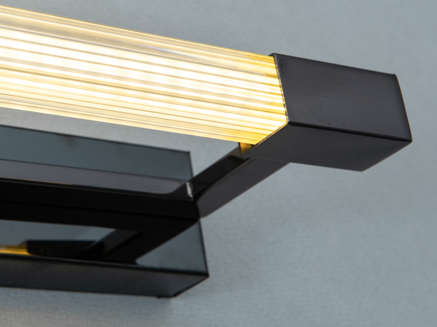 Настінний LED світильник Лофт чорний хром 7 Вт