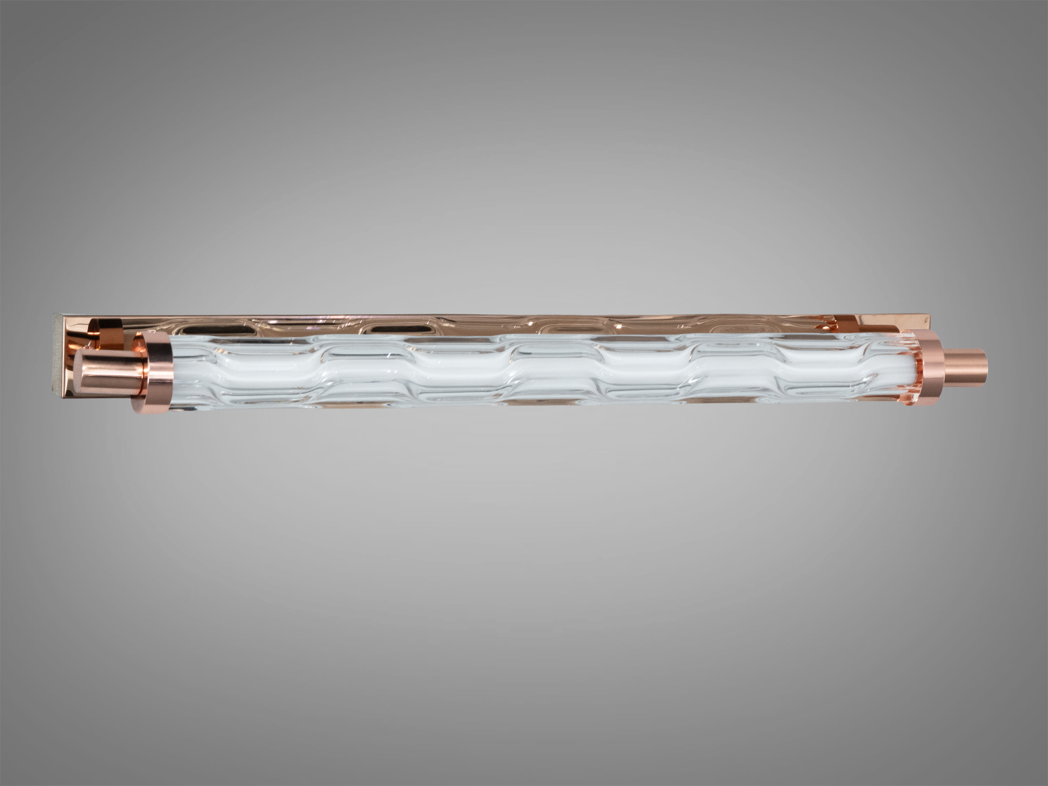 Бра Diasha Loft золото LED 14W хвилясте скло