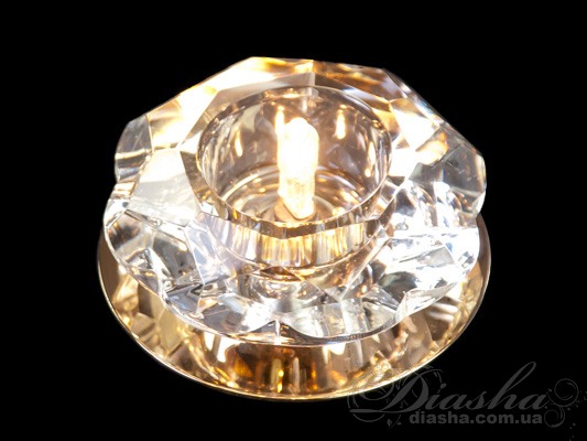 Кришталевий точковий світильник