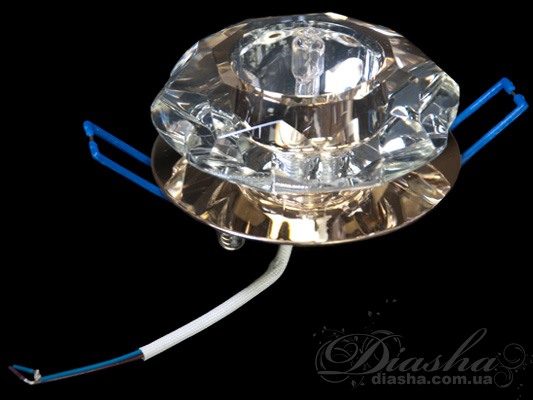Кришталевий точковий світильник