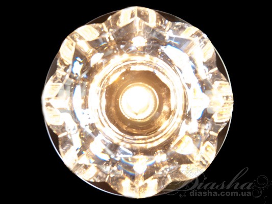 Кришталевий точковий світильник