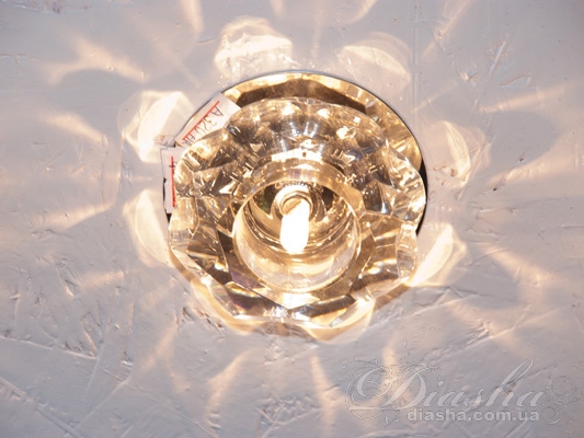 Кришталевий точковий світильник