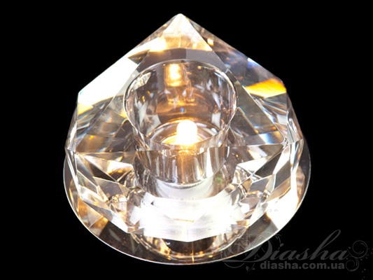 Хрустальный точечный светильник