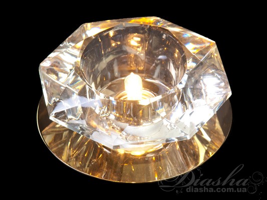 Хрустальный точечный светильник