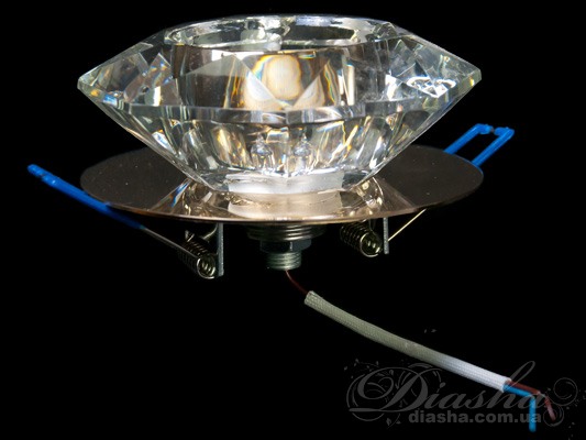 Хрустальный точечный светильник