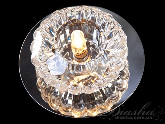 Кришталевий точковий світильник