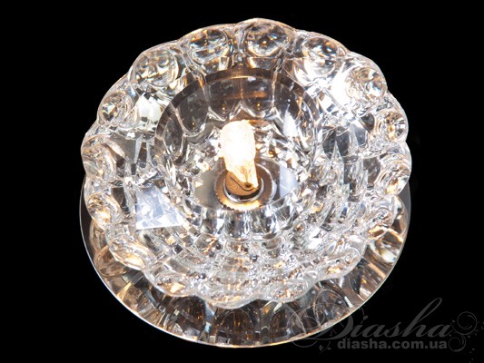 Кришталевий точковий світильник