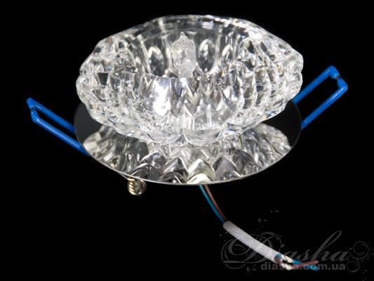 Кришталевий точковий світильник